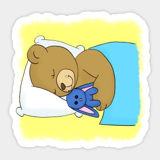 Bundle Up, Baby Bear Sticker